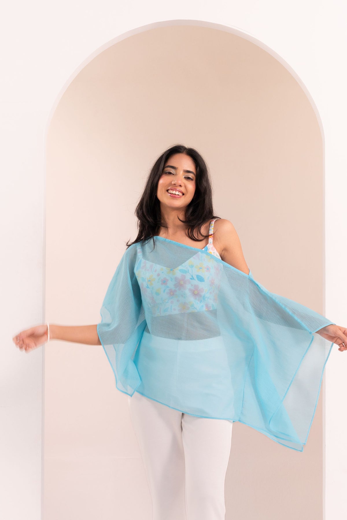 Flower Power Bralette & Berry Blue Cape