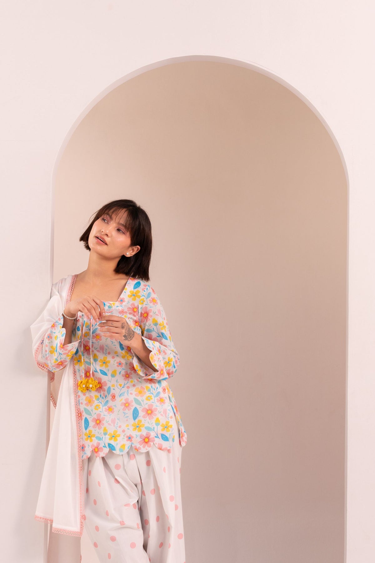 Flower Power Kurta Set