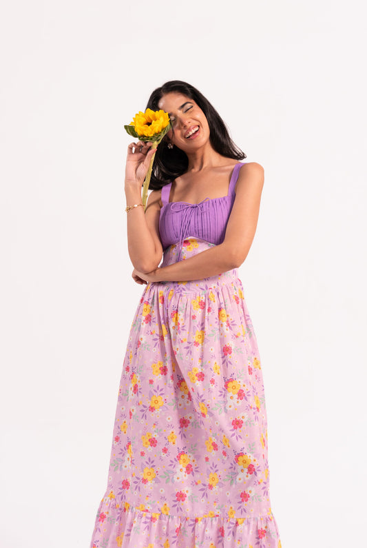 Lilac Lush Midi Dress