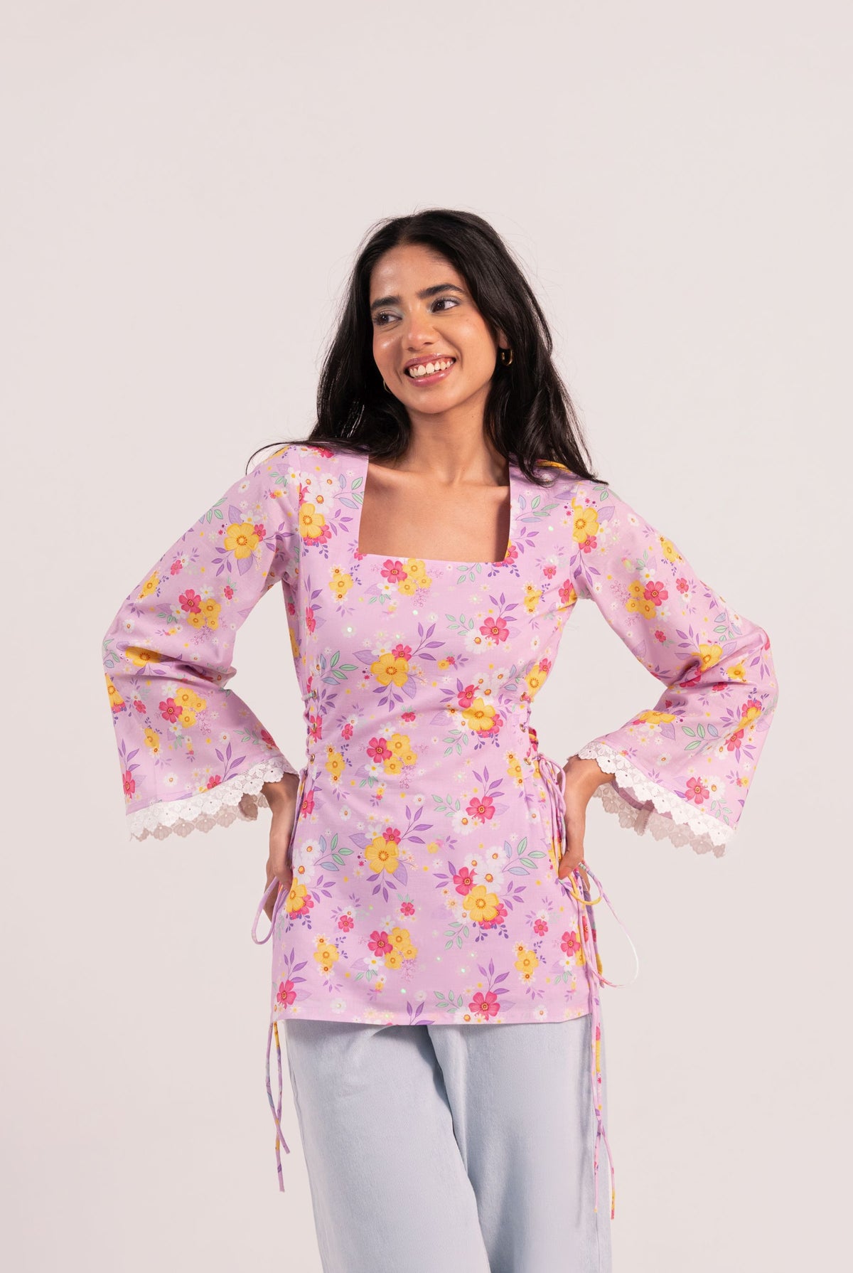 Lilac Lush Kurti