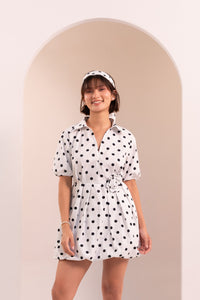 Polka Pop Mini Dress