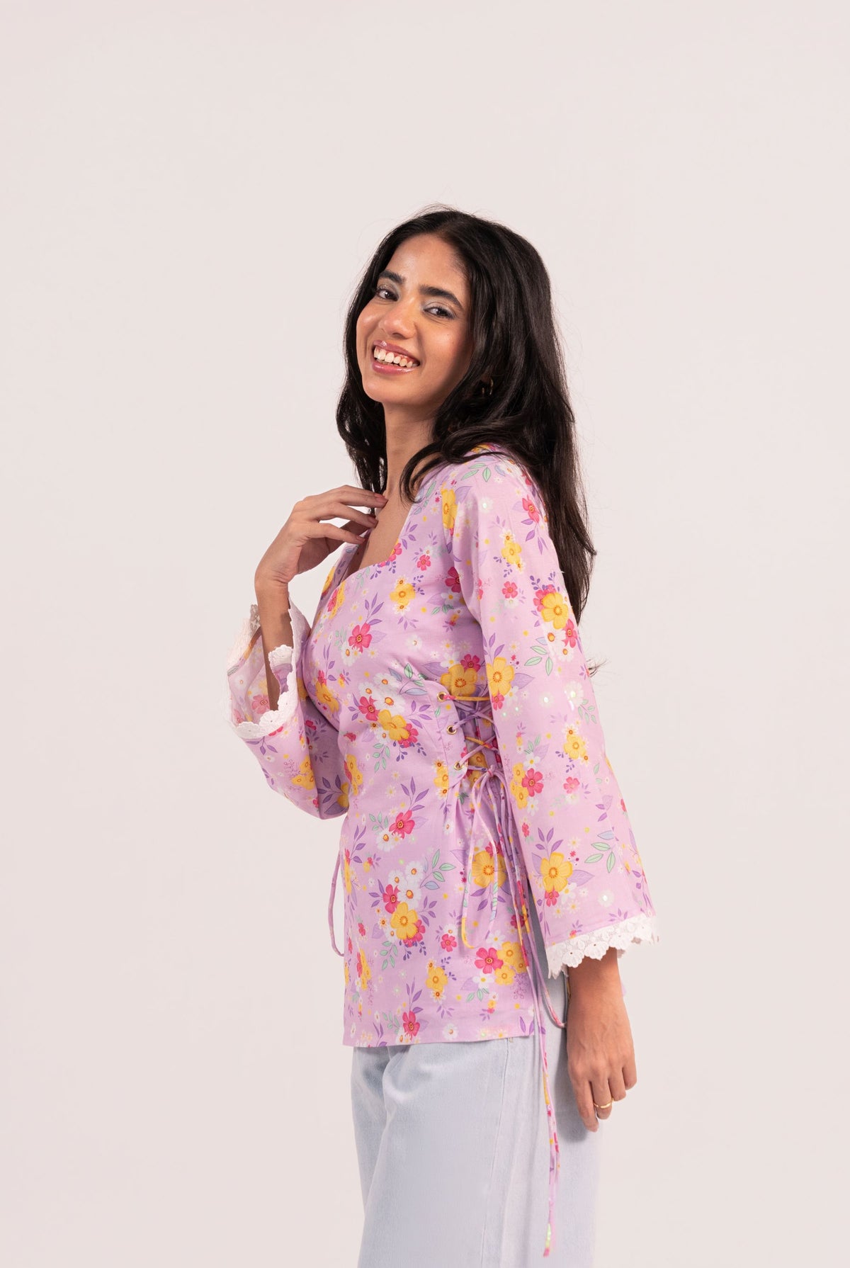 Lilac Lush Kurti
