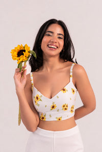 Sunny Side Bralette & Bumblebee Cape