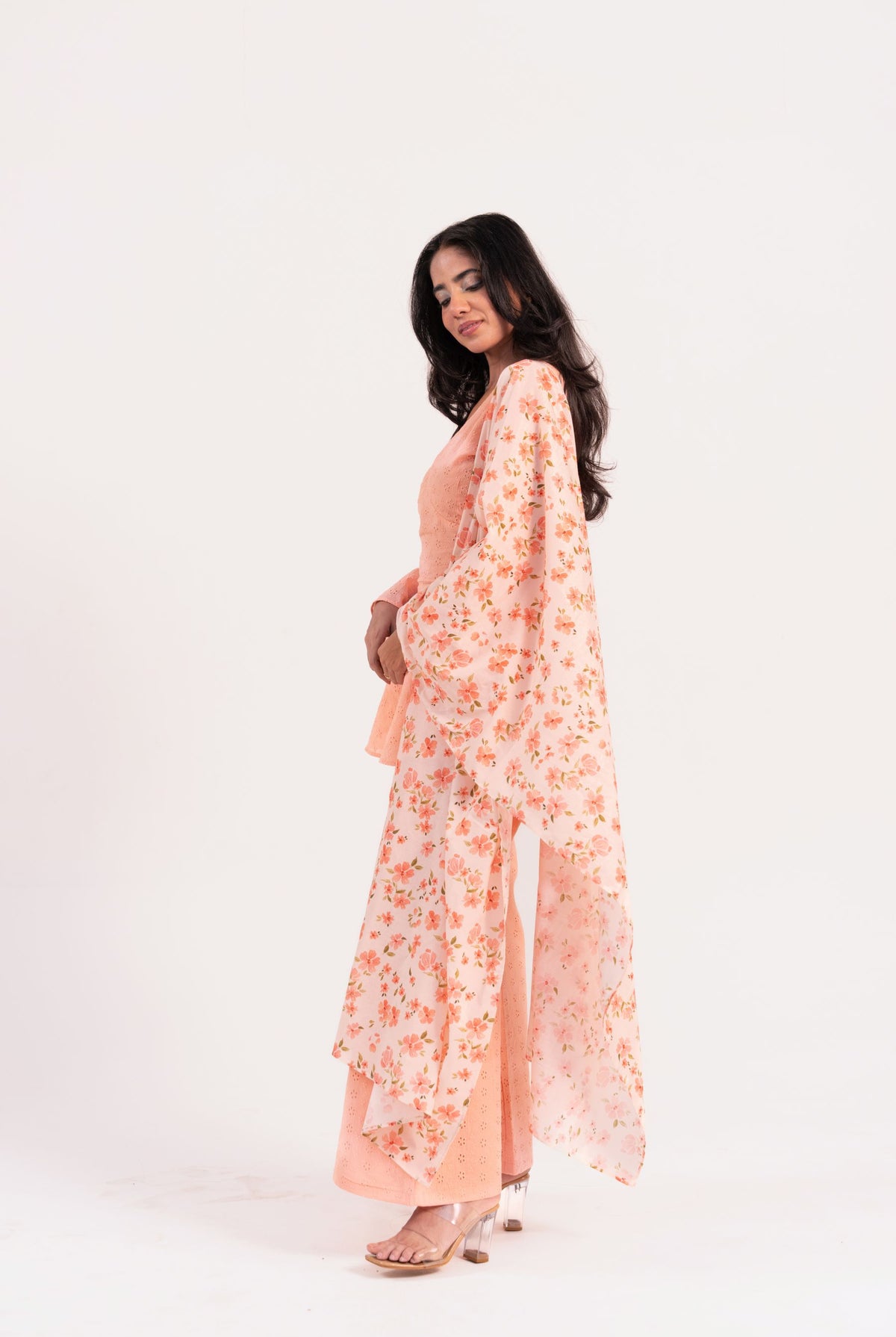 Peach Please Kurta Set