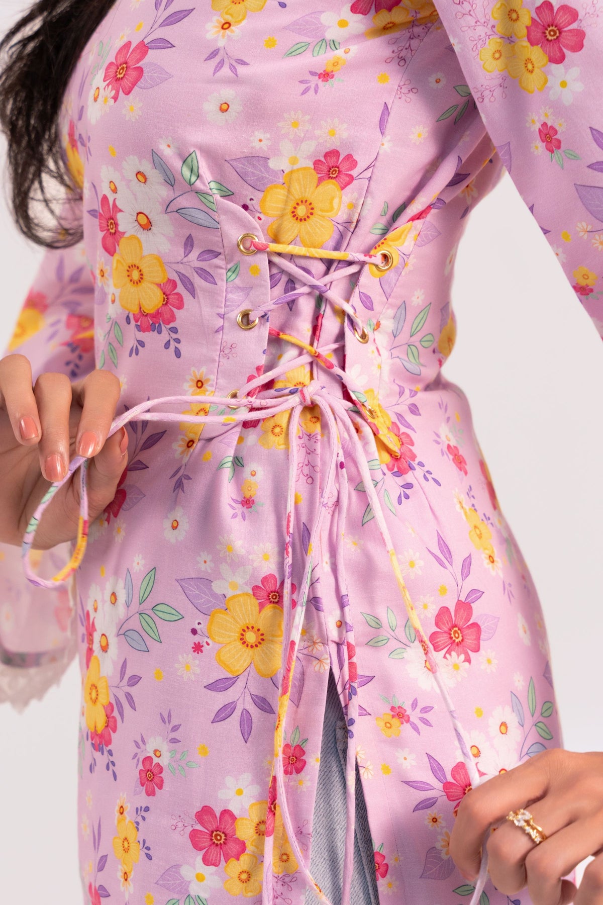Lilac Lush Kurti