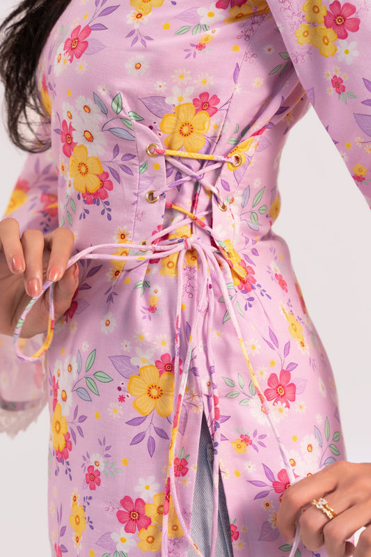 Lilac Lush Kurti