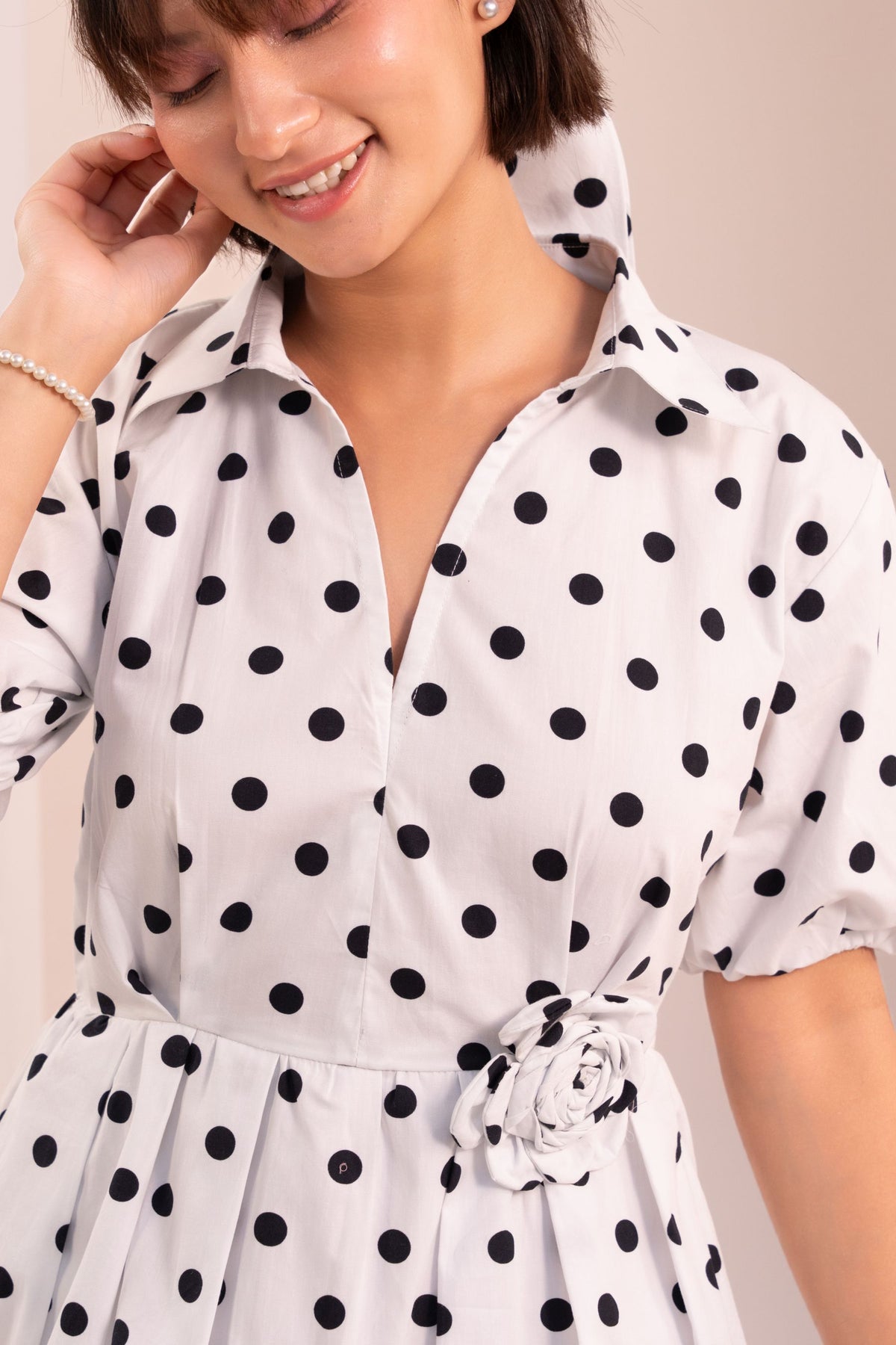 Polka Pop Mini Dress