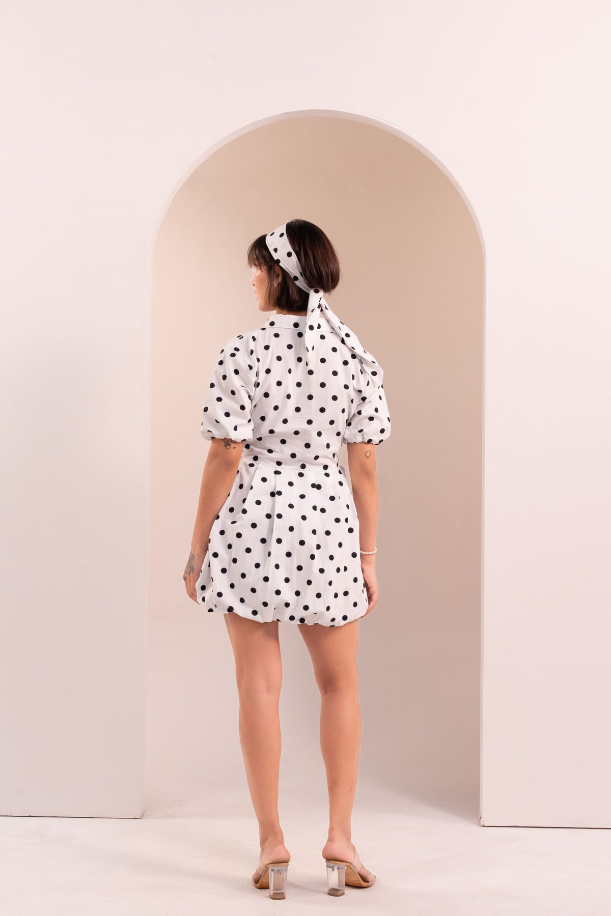 Polka Pop Mini Dress