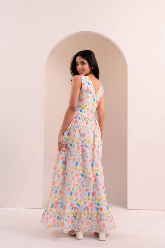 Flower Power Maxi Dress